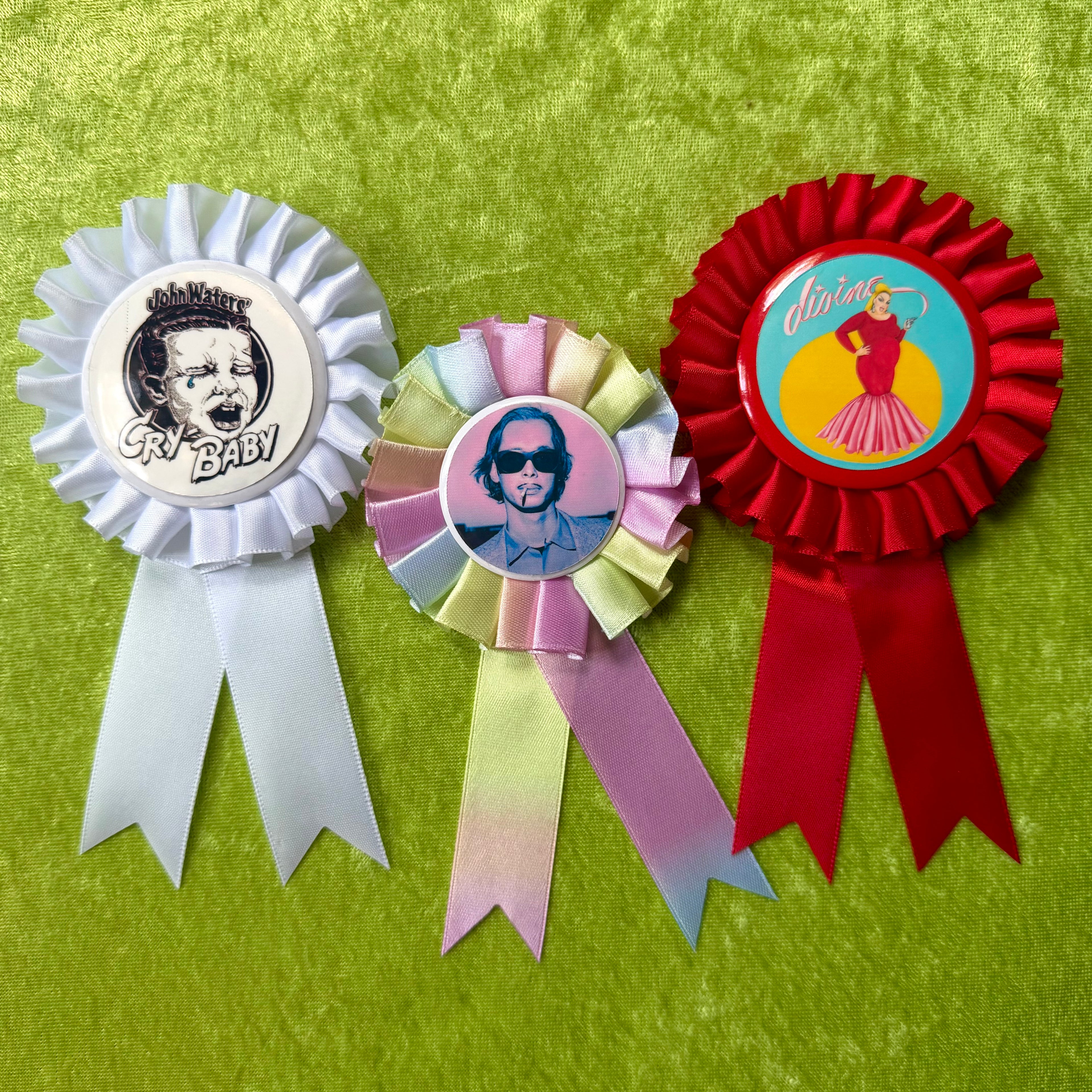 Large Red Divine Award Ribbon