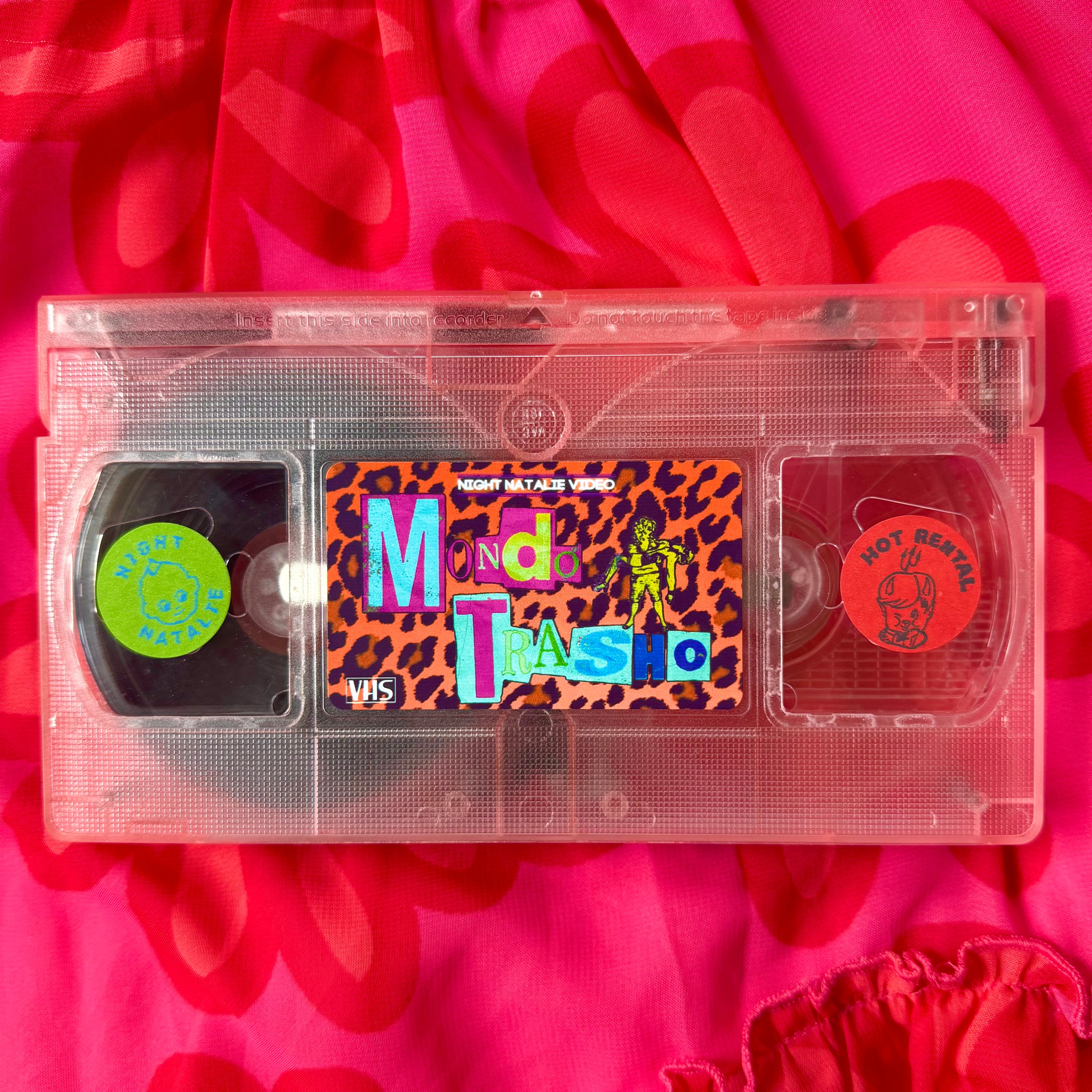 Mondo Trasho VHS--TRANSPARENT LIGHT PINK