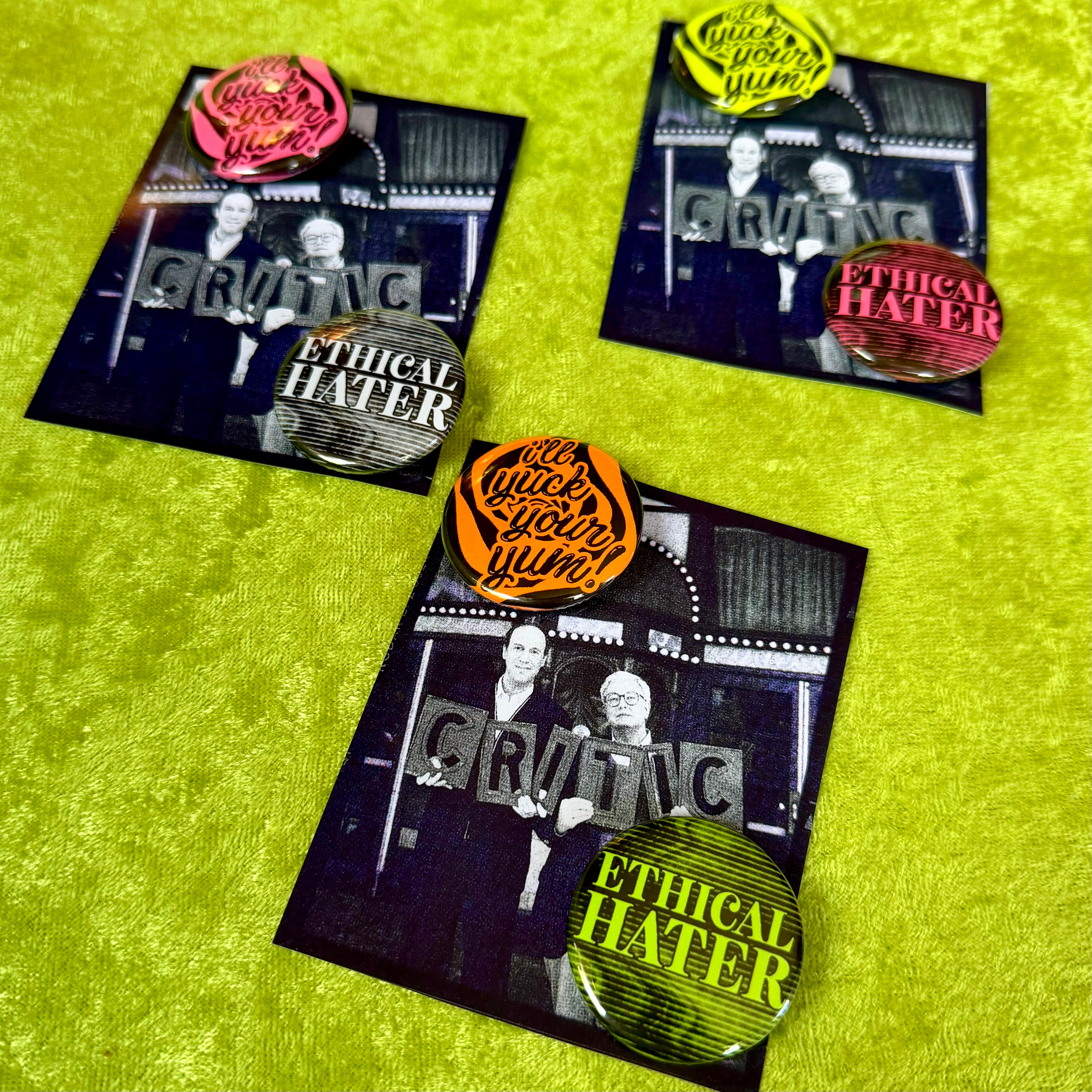 Movie Critic Button Pack