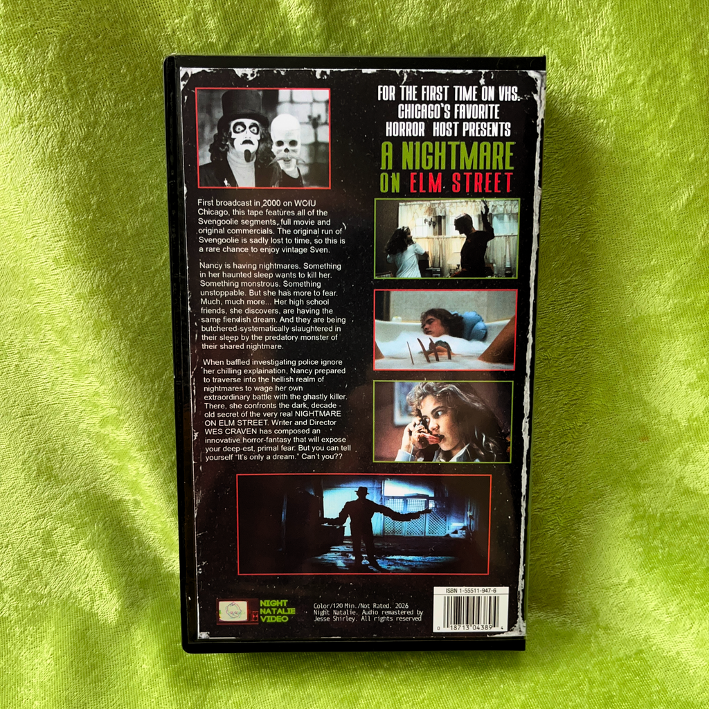 My Hometown Horror Host Presents Nightmare on Elm Street VHS