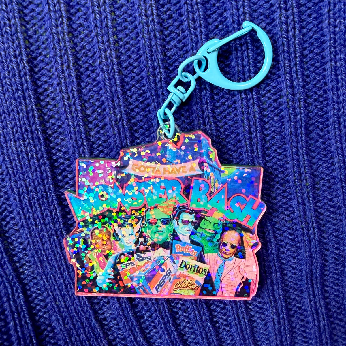Monster Bash Acrylic Keychain
