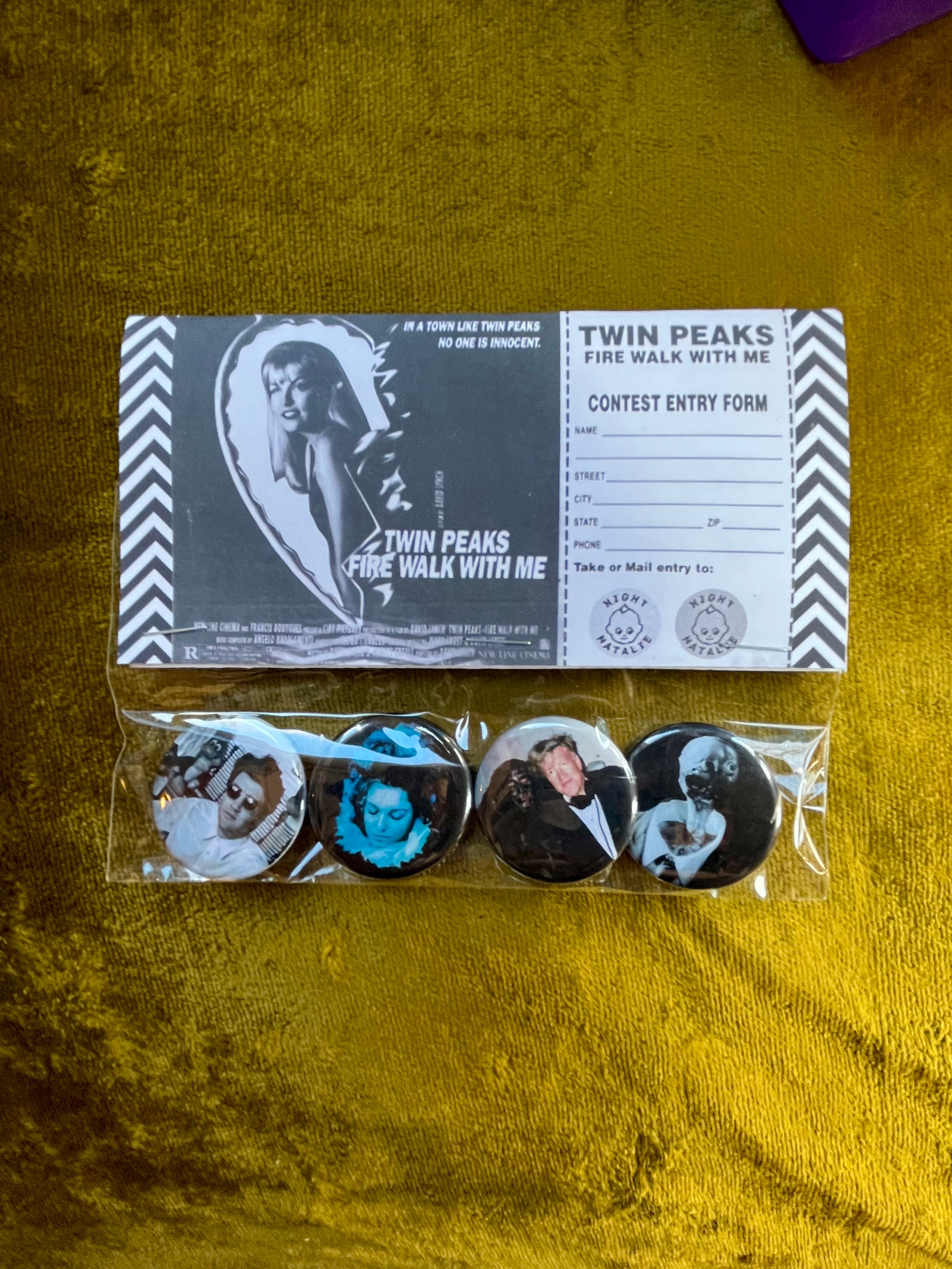 David Lynch Buttons