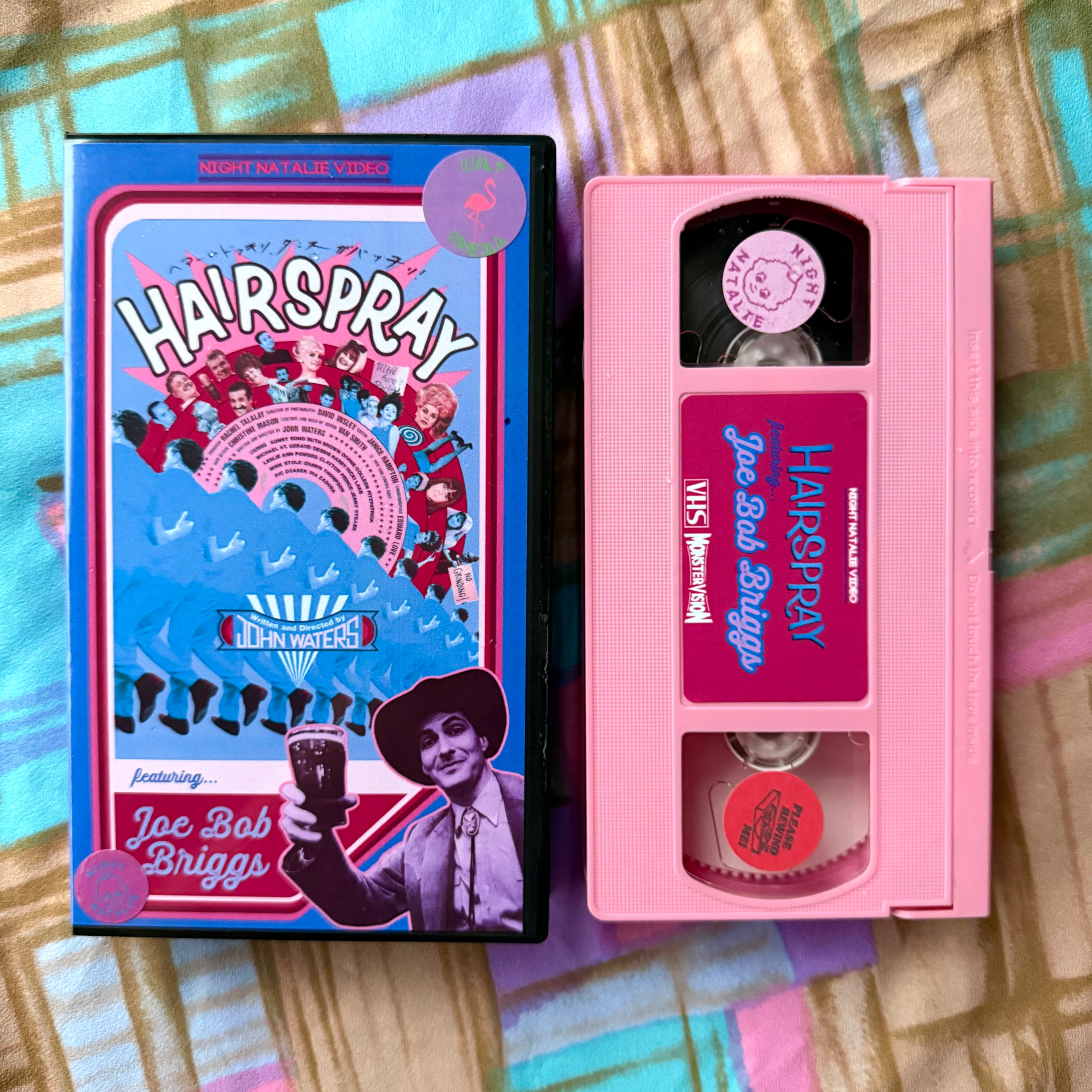 Monstervision Hairspray VHS--PINK