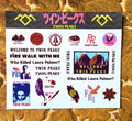 Twin Peaks Japanese sticker sheet